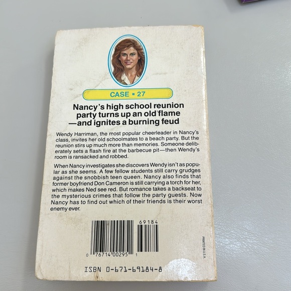📚5/10.00, Nancy Drew Files, Case 27, Most Likely to Die, paperback book - Picture 2 of 7